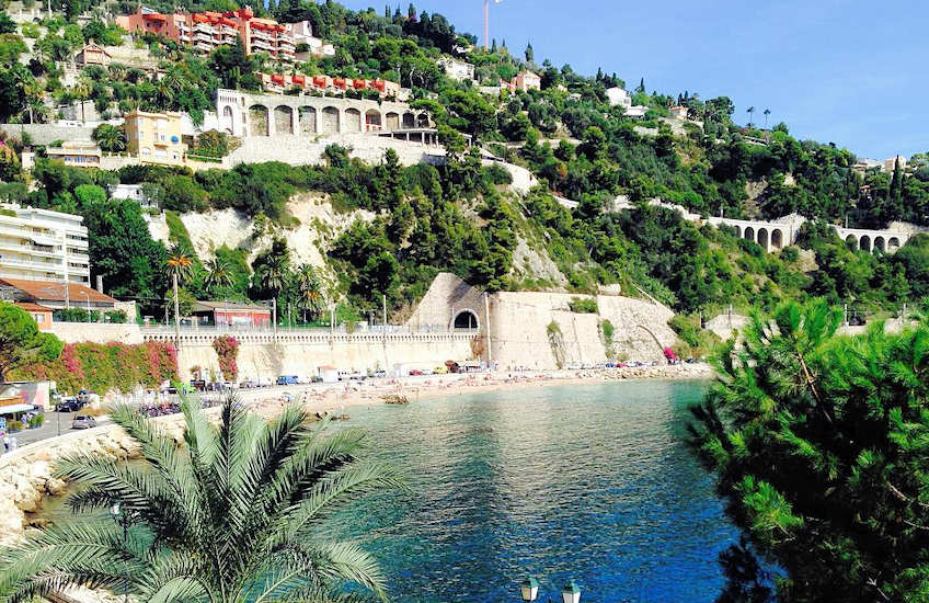 villefranche beaches france